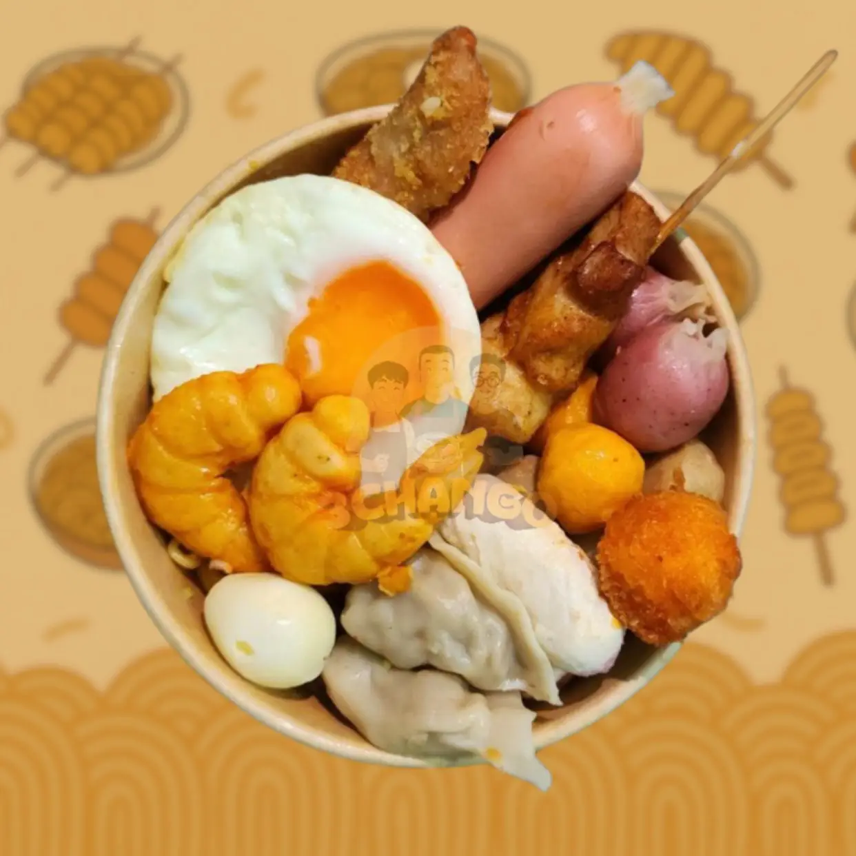 Món Mì Trộn Super Saiya + nước của NaChaGo